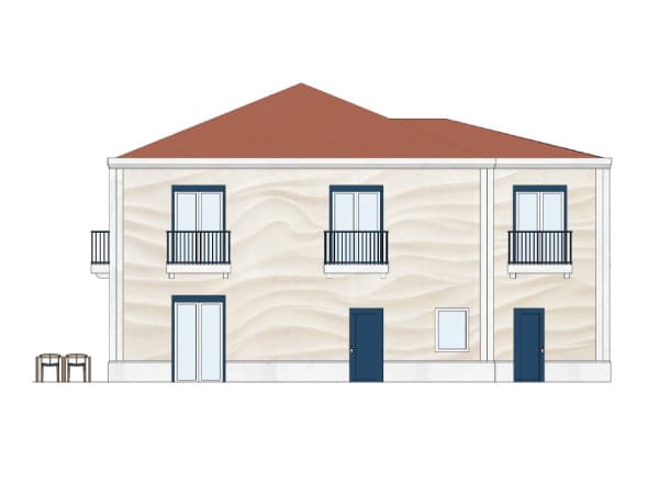 Konsept cephe: 2D mimari görünüş